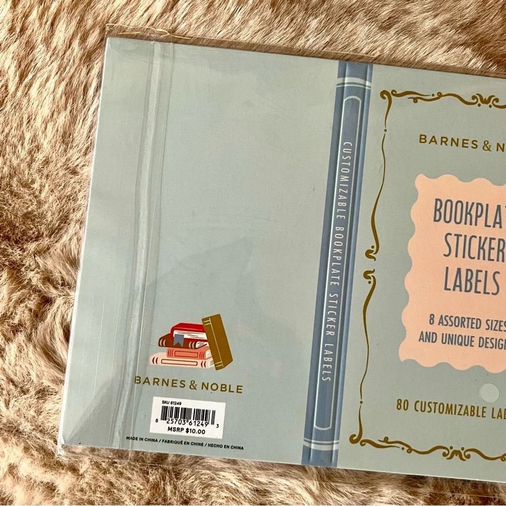 (labels) 🏷️🎉🆕 customizable library theme book lovers sticky note book set